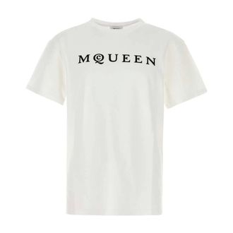 Alexander McQueen White Cotton T-Shirt