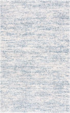 Safavieh Alfombra de poli&eacute;ster blanco/azul, 183 x 244 cm