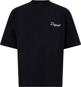 Dsquared2 Black Cotton T-Shirt