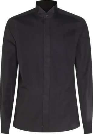 Canali Camicia smoking - Nero