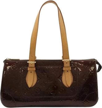 Louis Vuitton Pre-owned Rosewood Avenue Monogram Vernis 2way Tas - Dames - Vintage Handtas - Paars - ONE Size - Leer - Vintage