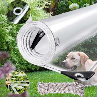 OEM Lona Transparente, Impermeable Y De Alta Resistencia, 420 G/m&sup2;, Con Ojales, Lona Transparente De Pvc Para Exteriores, Resistente Al Viento Y Al Desgar