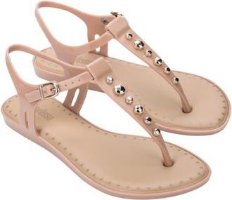 Melissa Solar Boho Ankle Strap Sandal in Beige at Nordstrom, Size 10