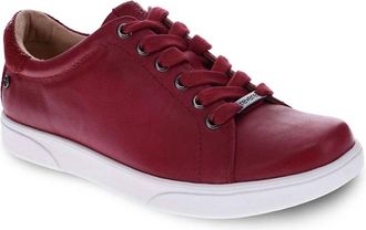Revere Comfort Shoes Womens Limoges Casual Sneaker In Cherry French/lizard