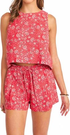 Sadie & Sage Firecracker Top In Red