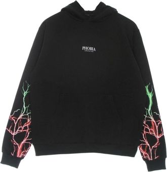 Phobia Archive Lightning Hoodie - Heren - Hoodies - Zwart - XS - Katoen - Hoodies & sweatvesten