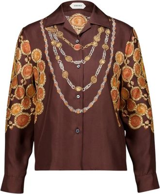 Versace Donna, Camicette, Multicolore, S, new