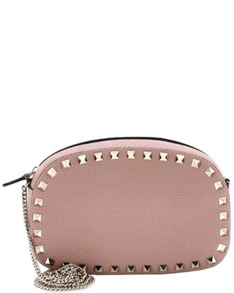 Valentino Rockstud Chain Camera Crossbody Bag Leather Small (Authentic Pre- Loved)