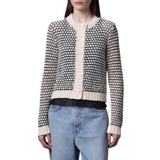 Roberto Collina Cardigans, female, Multicolor, Size: S Punto Nocciolina Cardigan