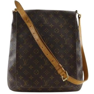 Louis Vuitton Pre-owned Musette Monogram Schoudertas - Dames - Pre-owned - Bruin - Maat: ONE Size