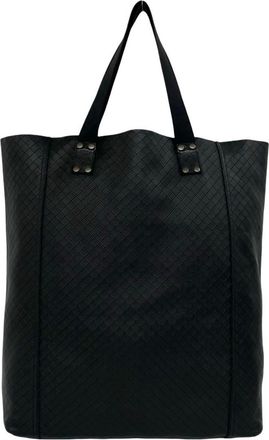 Bottega Veneta Black Leather Tote Bag (Pre-Owned)