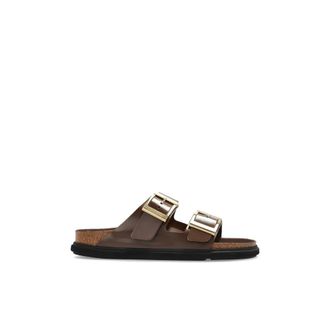 Birkenstock Arizona Droplet Bouckle Cupsole - Dames - Sandalen - Bruin - 36 EU - Leer - Schoenen