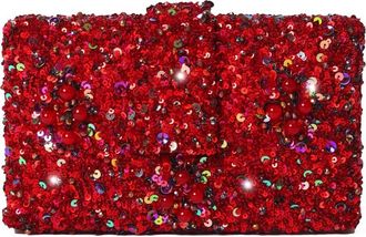 Simitri Garnet Kitsch Clutch in Red at Nordstrom