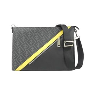Fendi Pre-owned Cross Body Bags, male, Black, Size: ONE SIZE Pre-owned Vintage Shoulder Bag