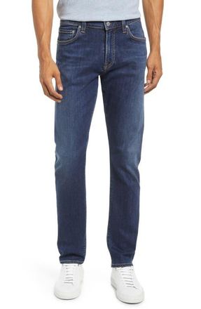 Citizens Of Humanity Mens London Tapered Slim Fit Jeans in Duke Dark Indigo at Nordstrom, Size 38 X 32