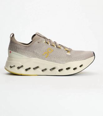 On Mens Cloudsurfer Max Running Shoes In Cinder/pelican