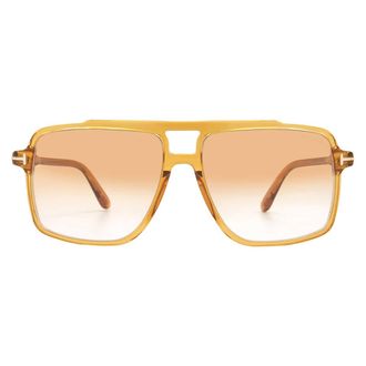 Tom Ford Kemp Brown Gradient Navigator Mens Sunglasses FT1177 39F 59