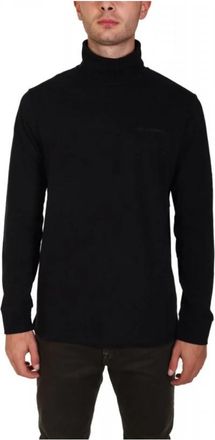 Karl Lagerfeld Turtleneck - Heren - Coltruien - Zwart - XL - Katoen - Truien & Vesten