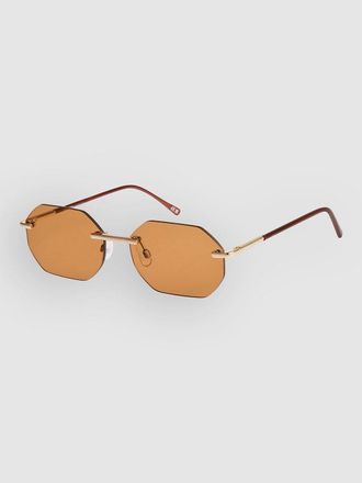 Dot Dash Focal Shiny Gold Sonnenbrille gelb