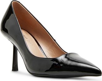 Madden Girl Brynn Pointed Toe Pump in Black Pat at Nordstrom Rack, Size 6.5