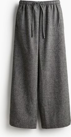 H&M Hose mit Kordelz&uuml;gen - Dunkelgraumeliert