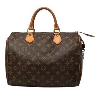Louis Vuitton Pre-owned Speedy 30 - Dames - Pre-owned - Bruin - Maat: ONE Size Leer