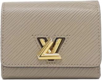 Louis Vuitton Pre-owned Twist Compact Epi Leather Wallet - Dames - Vintage Accessoires - Beige - ONE Size - Leer - Vintage
