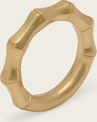 AllSaints Brass Clara Ring, Size: S