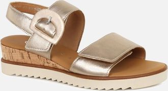Gabor Womens Reeth Womens Sandal - Gold - Size: 3.5