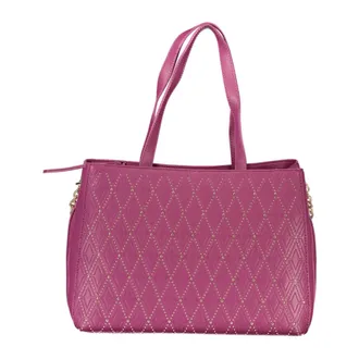 Mario Valentino Handbags, female, Purple, Size: ONE SIZE Bag with 2 handles