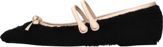 N&deg;21 Ballerinas van imitatiebont - Dames - Ballerinas - Zwart - 36 EU - Leer - Schoenen
