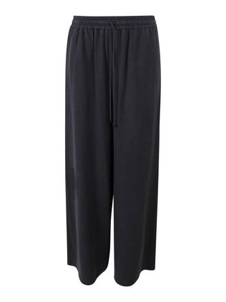 Max Mara Wide-leg washed silk trousers