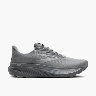 Brooks Mens Ghost 17 Running Shoes In Primer Gray/oyster Mushroom