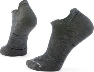 Smartwool Run Zero Cushion Low Ankle Laufsocken - Unisex | grau