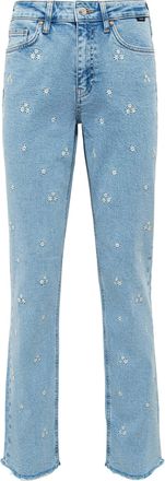 Mavi Straight-Jeans MAVI Mavi Jeans New York, Damen, Gr. 26, L&auml;nge 32, hellblau, Obermaterial: 99% Baumwolle CO. 1% Elasthan EL., Jeans Straight-Jeans