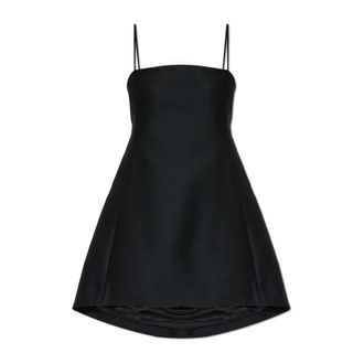 Balenciaga Kleedjes, Dames, Zwart, S, Wol, Wol en zijde minijurk