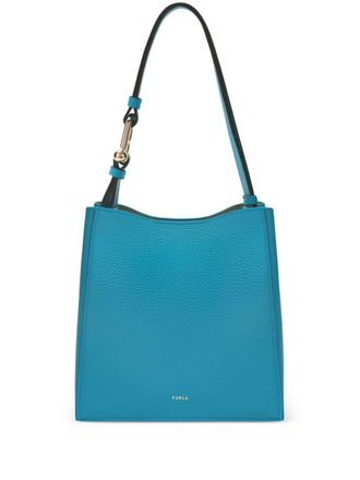 Furla mini Nuvola shoulder bag - women - Nylon/Polyurethane/Calf Leather - One Size - Blue