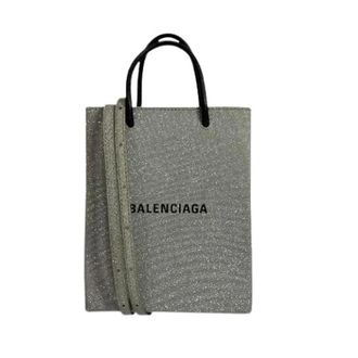 Balenciaga Pre-owned Tote Bags, female, Gray, Size: ONE SIZE Pre-owned Everyday Large Shopping Bag