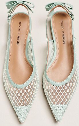 Bibi Lou Maeve x Bibi Lou Bow Slingback Flats