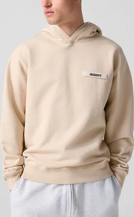 Jacquemus Mens Gros Grain hooded sweatshirt Unisex