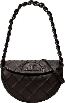 Tory Burch Tory Burch, Shoulder Bags, female, Black, Size: ONE SIZE borse poliestere