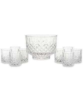Viski 9Pc Admiral Punch Bowl With Tumblers