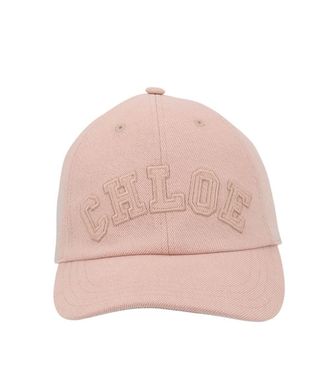 Chlo&eacute; Pink Logo Baseball Cap