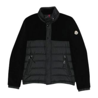 Moncler Mistral Teddy Short Down Jacket - male - Moncler - Down Jackets - Black - M - Jackets