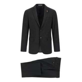 Pal Zileri Lord Wool Dress - male - Pal Zileri - Single Breasted Suits - Black - 3XL - Suits