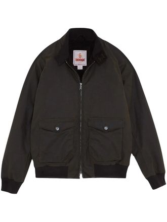 Baracuta Waxed Cotton G9 Jacket with Flap Pockets and Matte Finish