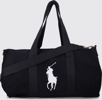 Polo Ralph Lauren Borsa a cilindro da bambino in canvas di cotone con logo