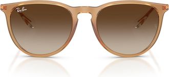 Ray-Ban Erika Sunglasses 0RB4171 681413 Tam 54 / Light Brown - Brown Lens