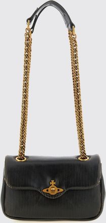 Vivienne Westwood Mini borsa a spalla in pelle goffrata con logo Orb
