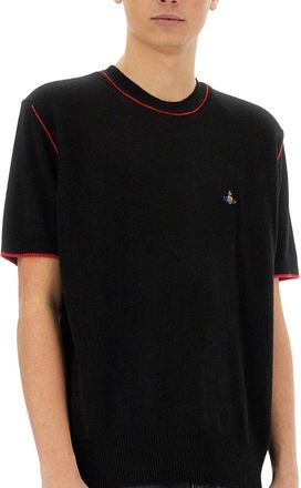 Vivienne Westwood Merino Wool Cashmere Blend T-Shirt - Black
